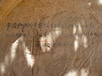 Spanish inscription, 1605