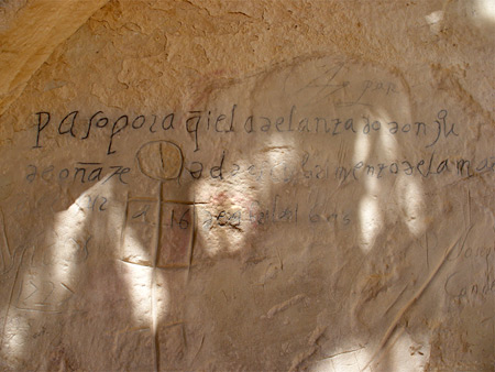Spanish inscription, 1605