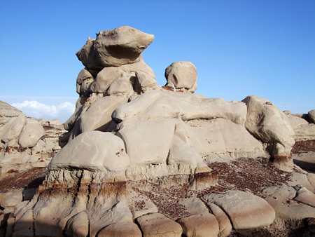 Rounded sandstone