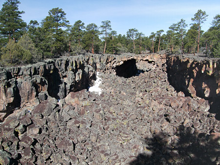 Lava ravine