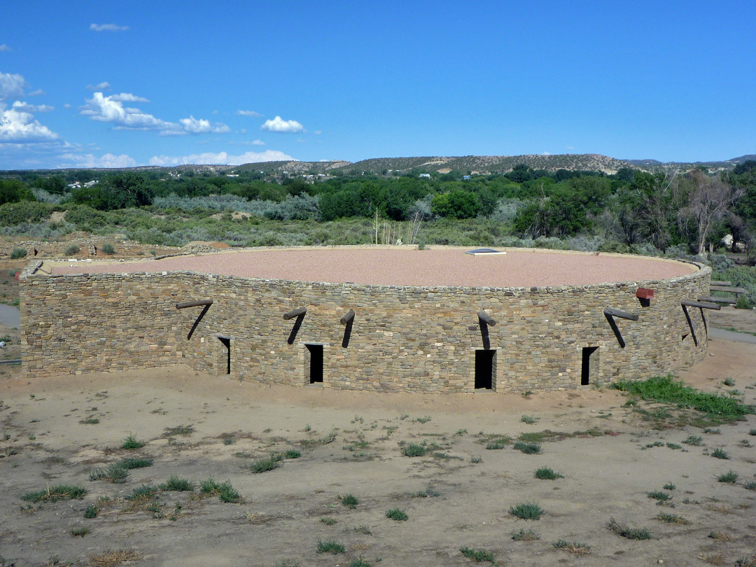 The reconstructed Great Kiva