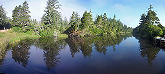 Reflections on Siltcoos Lagoon