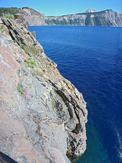 Sheer cliff at Cleetwood Cove
