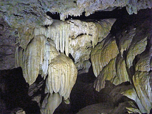 Draperies in the caves
