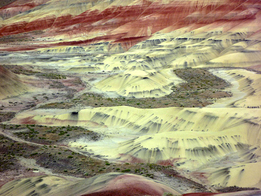 Banded badlands - part of the Painted Hills