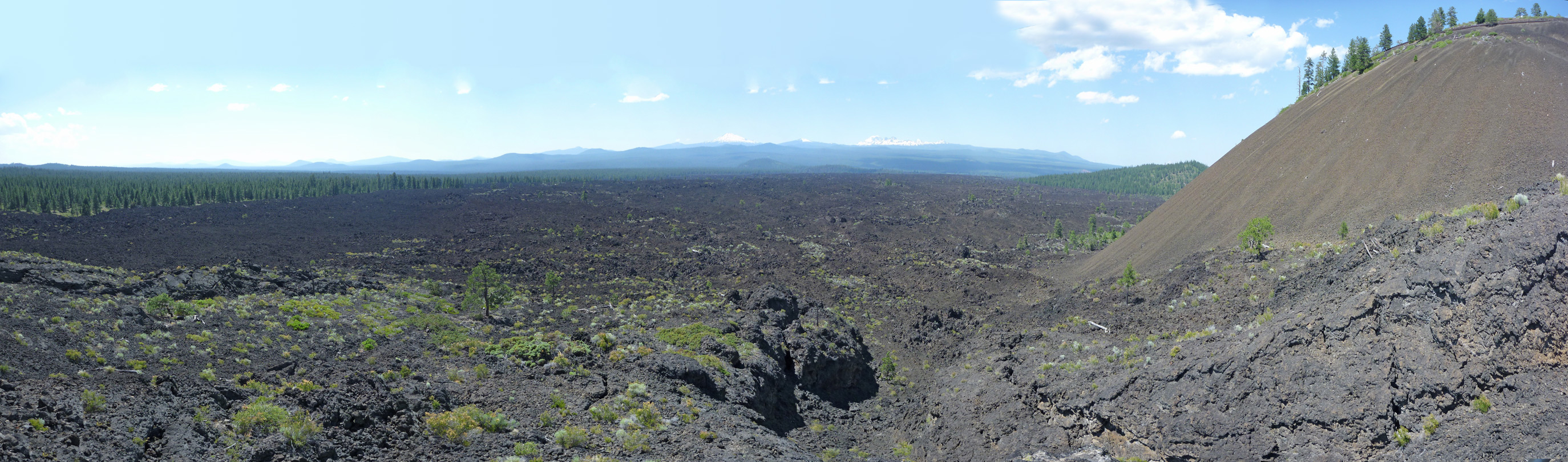 Lava Butte and the lava fields