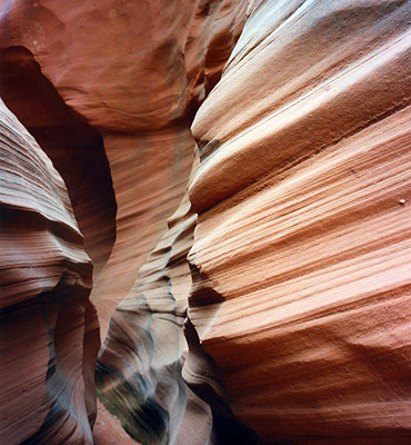 Angled strata in Butterfly Canyon