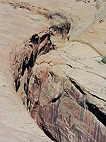 Slot canyon upstream