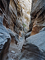 Side canyon narrows