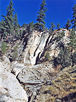 Cliffs near the trailhead