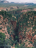 Deep side canyon