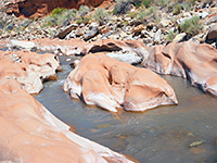 Water-carved rocks