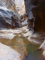 Enclosed section of the canyon