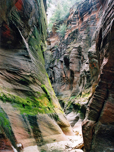 Open passageway in Echo Canyon