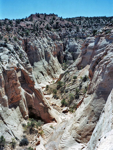The lower canyon of Five Mile Wash