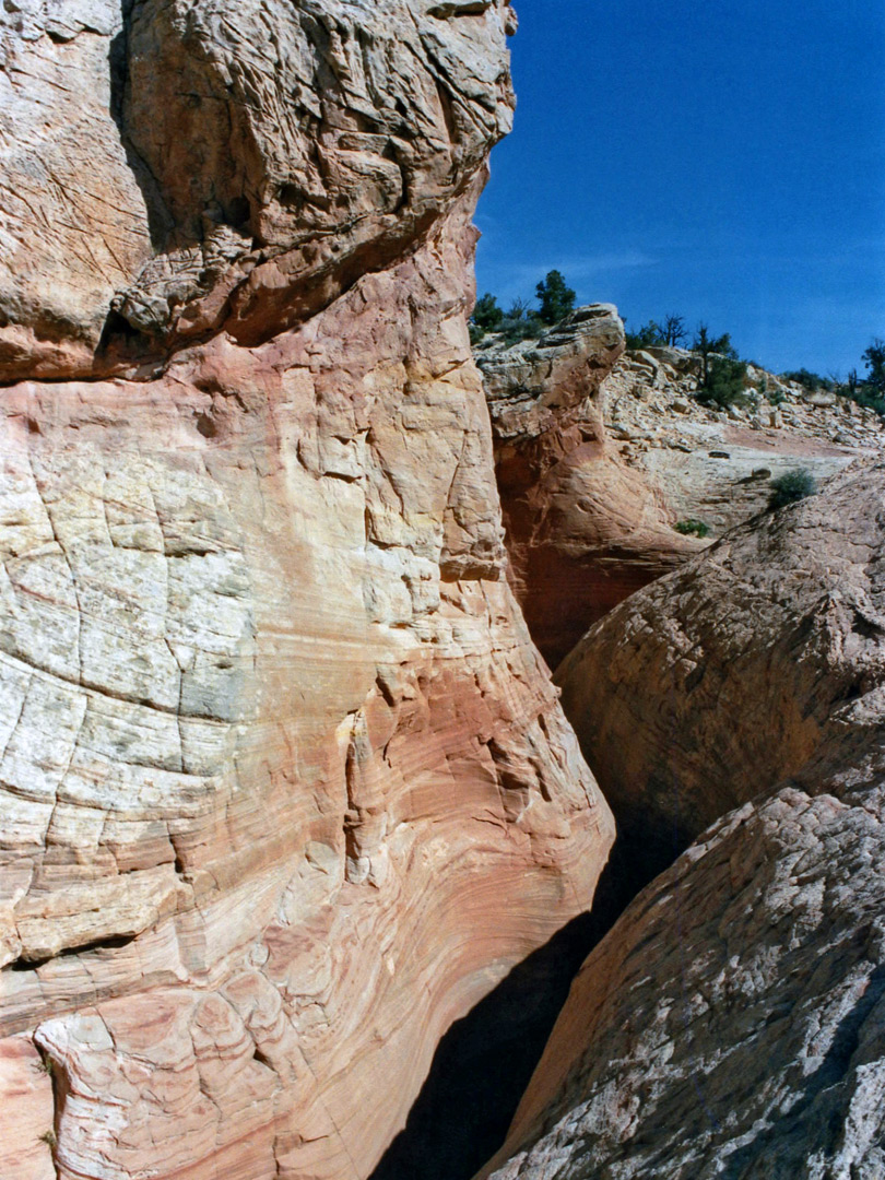 Cliffs above the slot