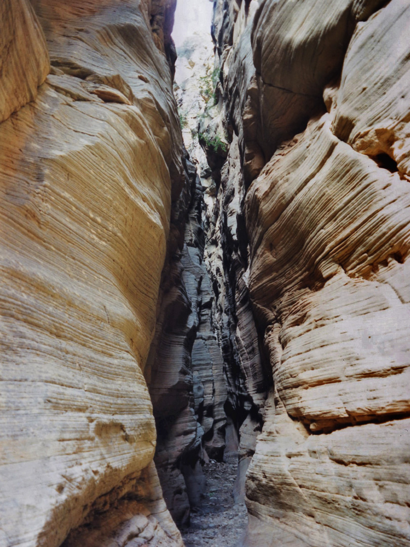 Near the end of the narrows