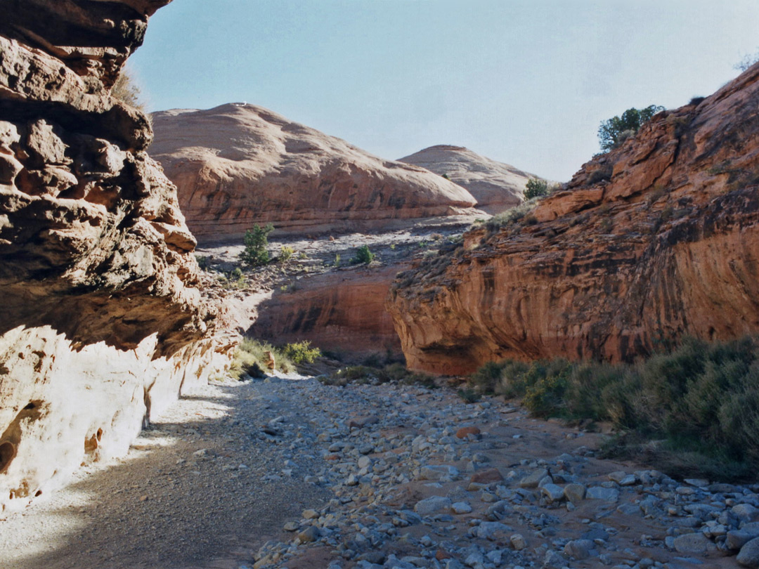 Near the start of the canyon