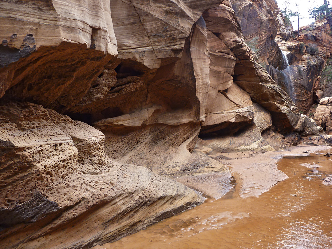 Eroded sandstone