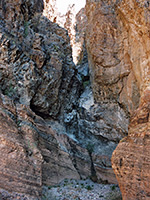 Canyon at the edge of Burro Mesa