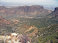 Chisos Basin, from the summit
