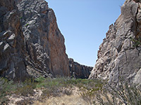 Canyon walls
