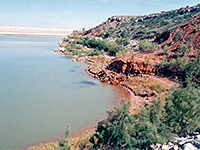Cliffs near Sanford Dam