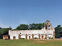 Side of Mission San Juan Capistrano