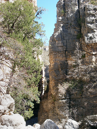 Above the narrows