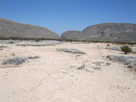 View east from the trailhead