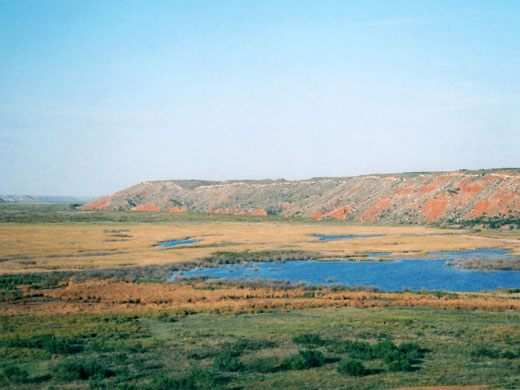 The upper end of Lake Meredith