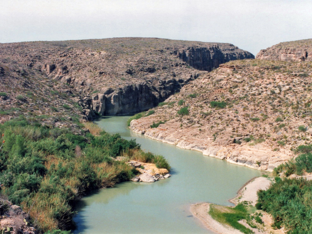 Rio Grande, near the end of FM 2627