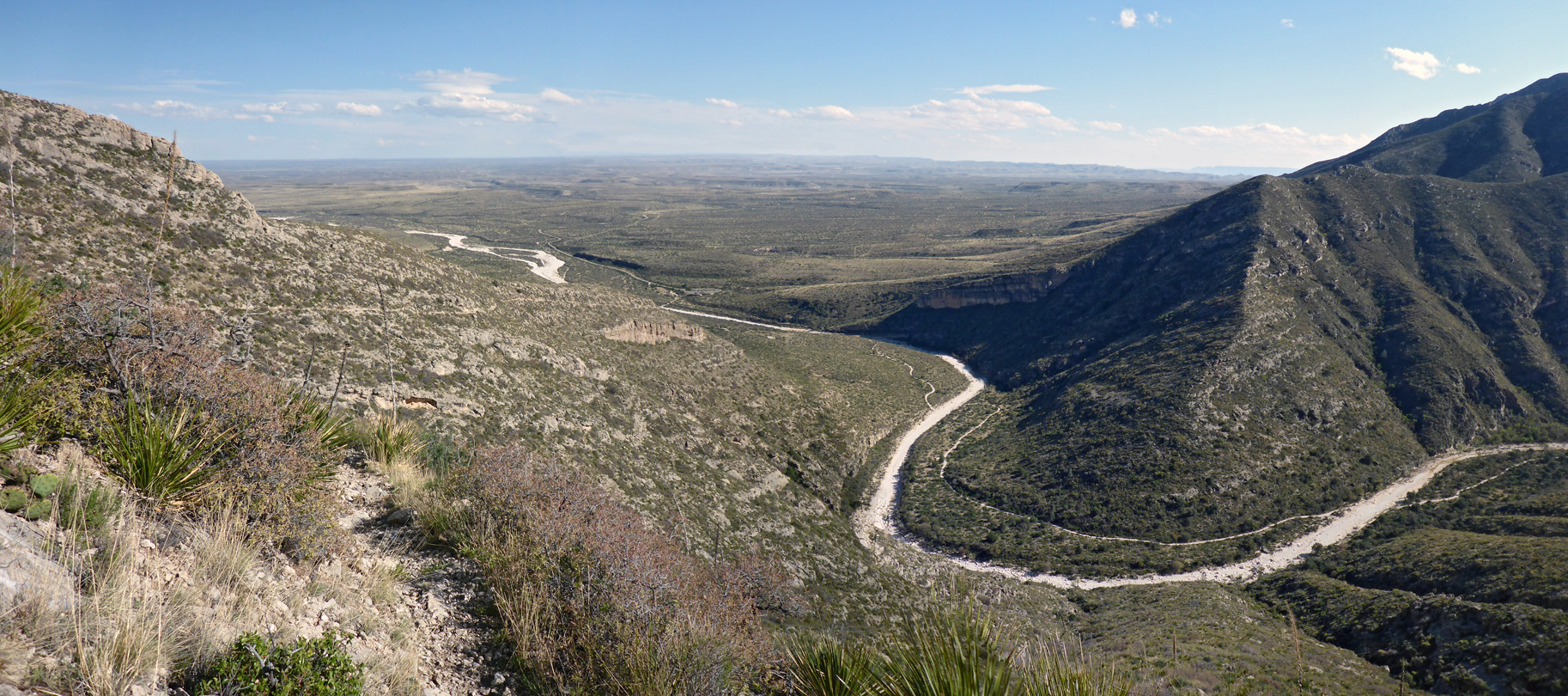 Bend in McKittrick Canyon