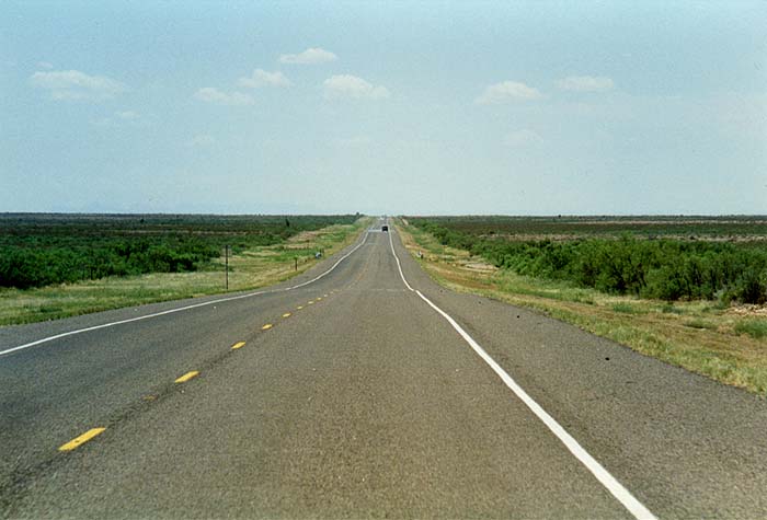 US 285 in Texas, between Orla and Pecos