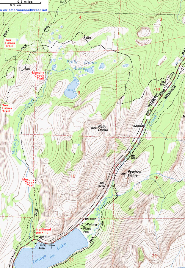 Map of the Murphy Creek Trail