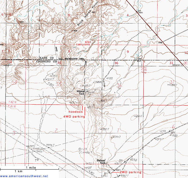 Topographic map of Stud Horse Point