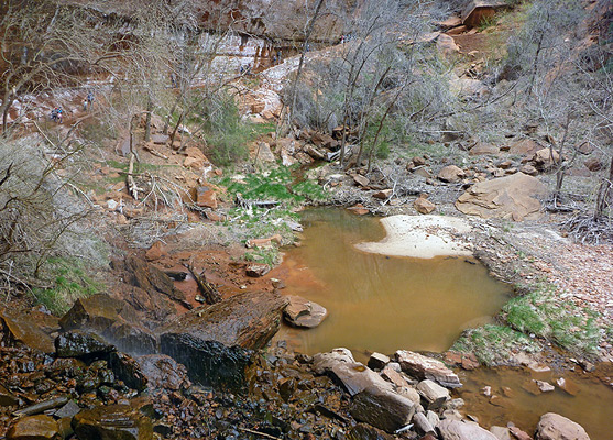 One of the lower Emerald Pools