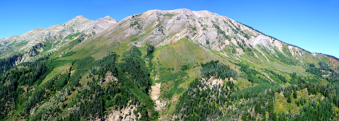 East face of Mount Nebo