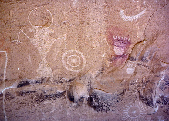 Petroglyphs in the Escalante River Canyon