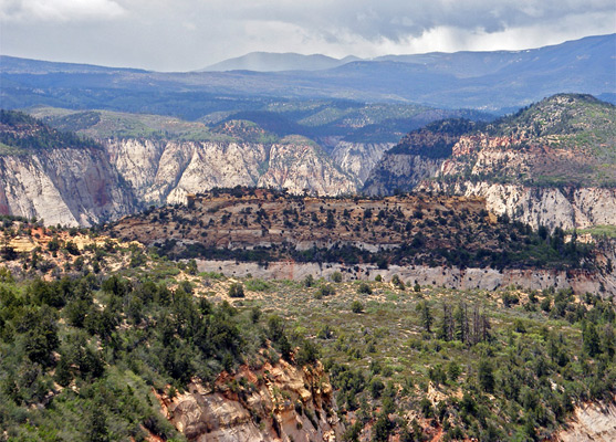 Canyons to the north