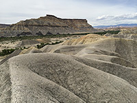 Badlands beside North Caineville Mesa