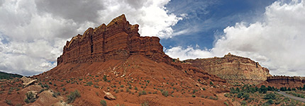 Red butte of the Moenkopi Formation