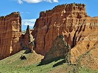 Dike in Cathedral Valley