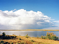 Thundercloud above Flaming Gorge