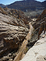 Lower end of Hackberry Canyon
