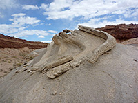 Grey sandstone formation