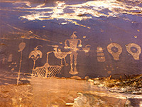 Petroglyphs - the Wolfman Panel