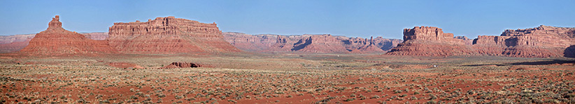 Panorama of the Valley of the Gods