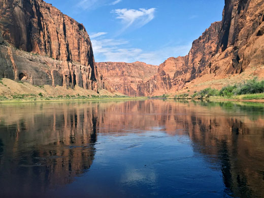 The Colorado River in Glen Canyon