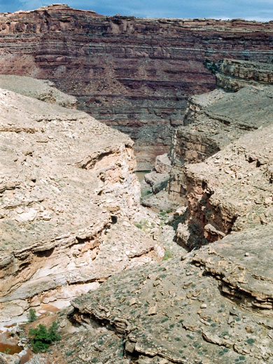 Lower end of Elephant Canyon